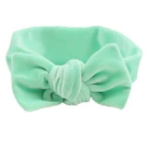 NWOT Lou Lou & Company Velvet - Mint Knot Headband